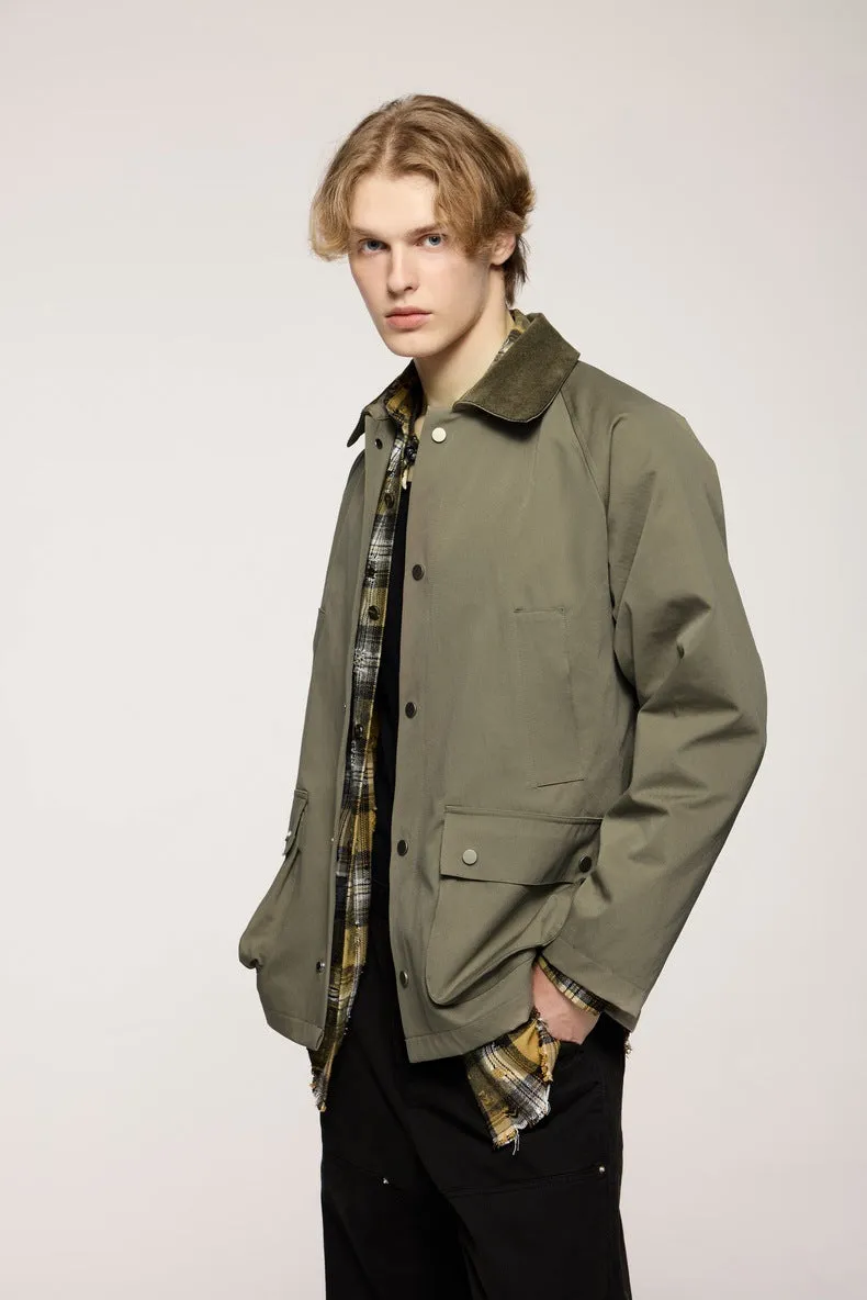 Stylish Pocketed Oversized Button-Up Field Jacket