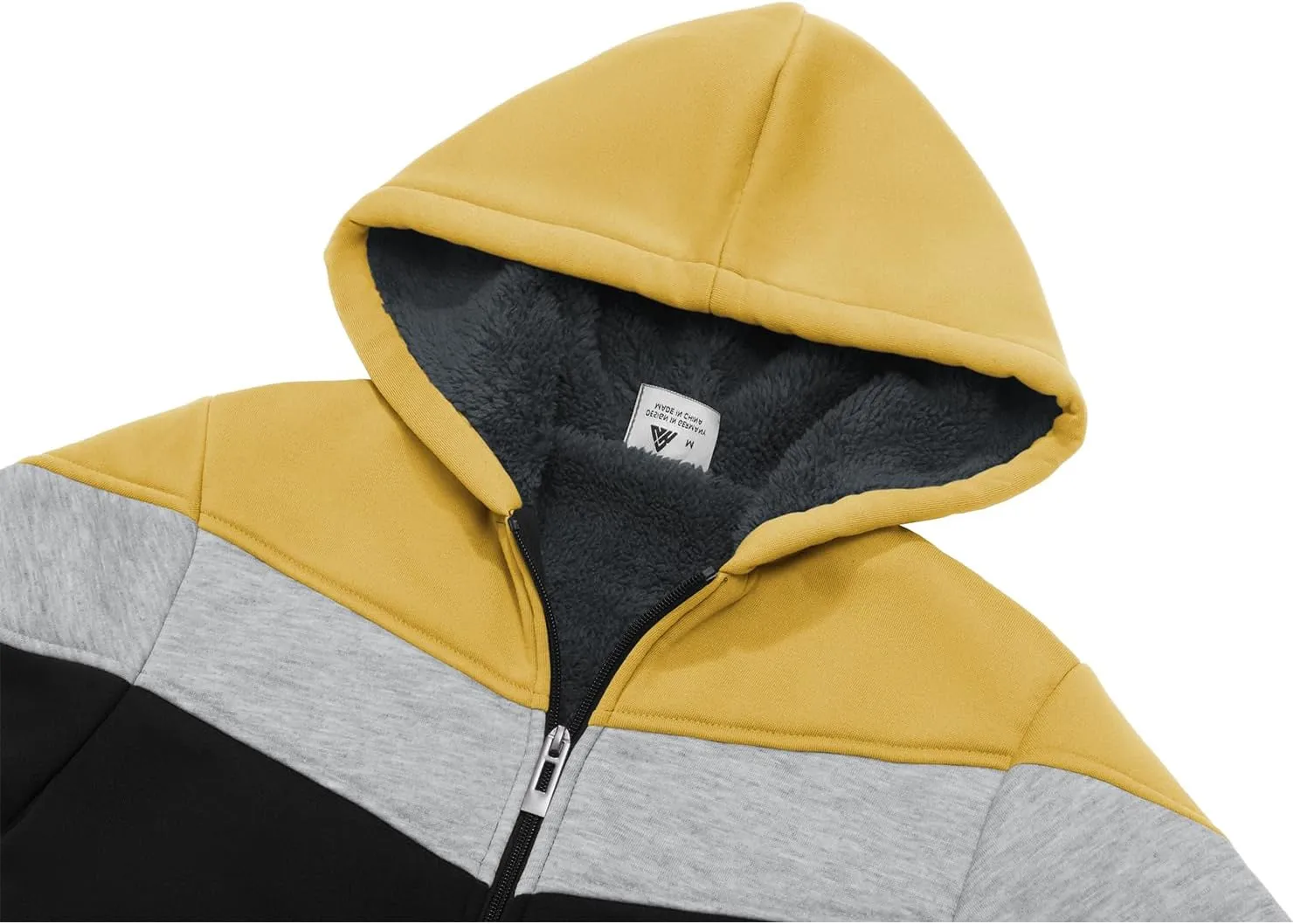 SWISSWELL Boy Jacket Fleece Lined Hoodie Long Sleeve Zip up Soft Warm Sweatshirt Outerwear for Kids