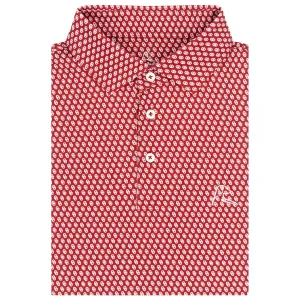The Boomer Sooner® | Collegiate Polo | The Boomer Sooner - Carmine Red/White