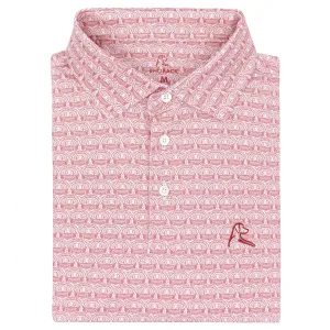 The Bryant-Denny Stadium™ | Collegiate Polo | The Bryant-Denny Stadium - White/Carmine Red