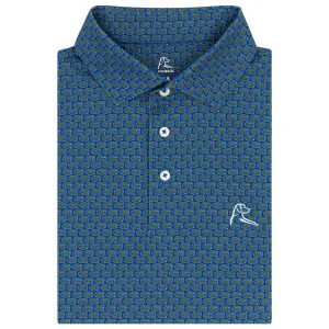The Gator | Collegiate Polo | The Gator - Ocean Blue/Gator Green