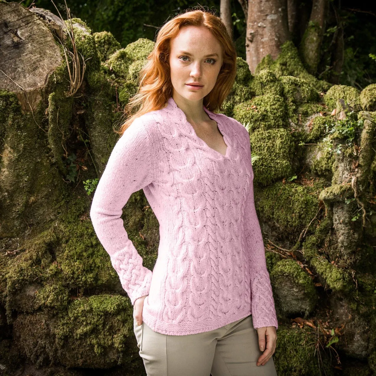 The Horseshoe Cable Sweater