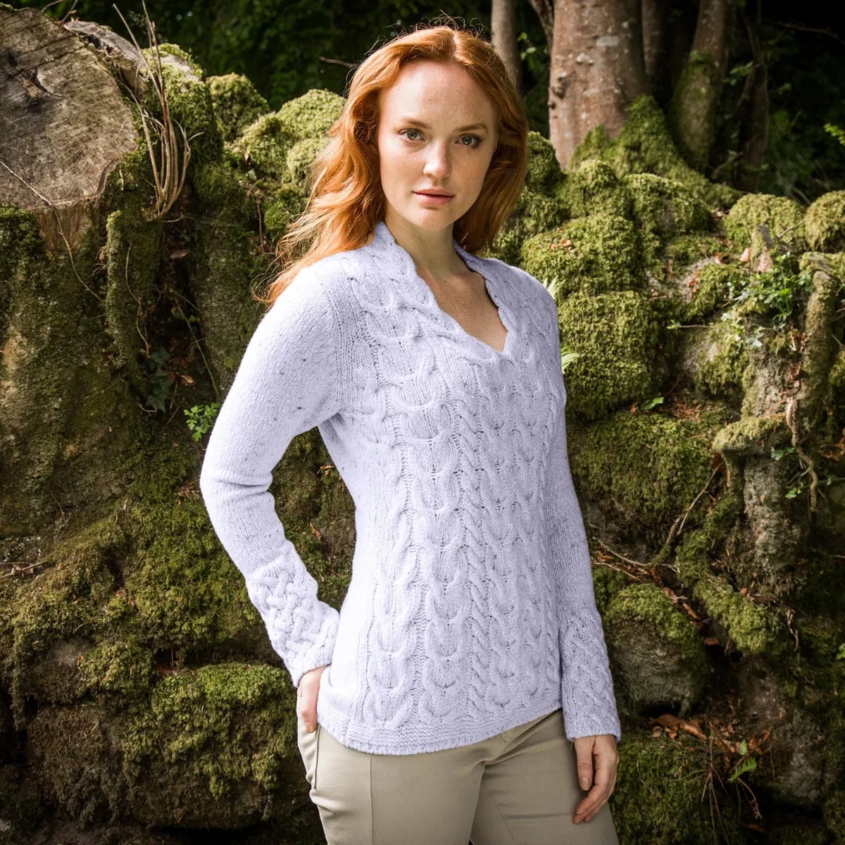 The Horseshoe Cable Sweater