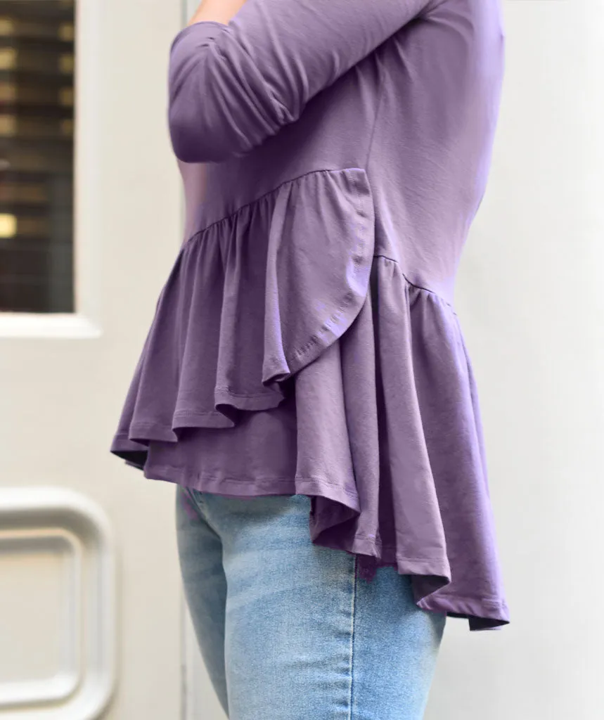 The WINTOUR top in Vintage Violet