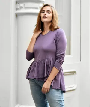 The WINTOUR top in Vintage Violet