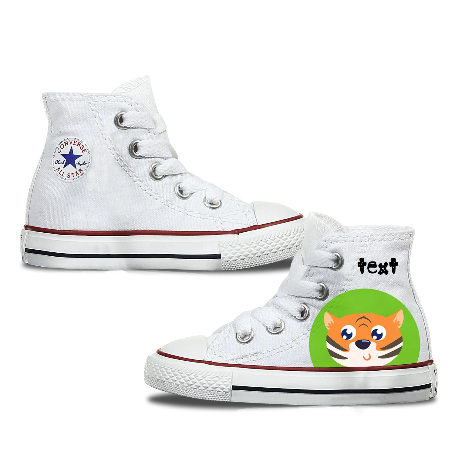 Tiger Kids Personalised Converse