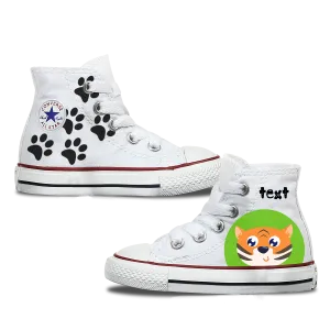 Tiger Kids Personalised Converse