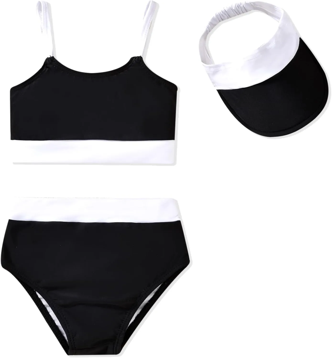 Toddler Girls Bikini Adjustable Swimsuit for 1-4 Years Old
