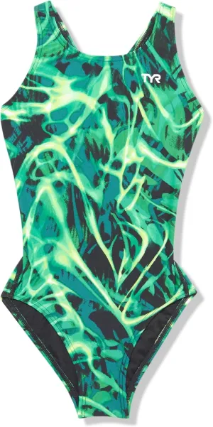 TYR Girls' Durafast Lite Maxfit Swimsuit