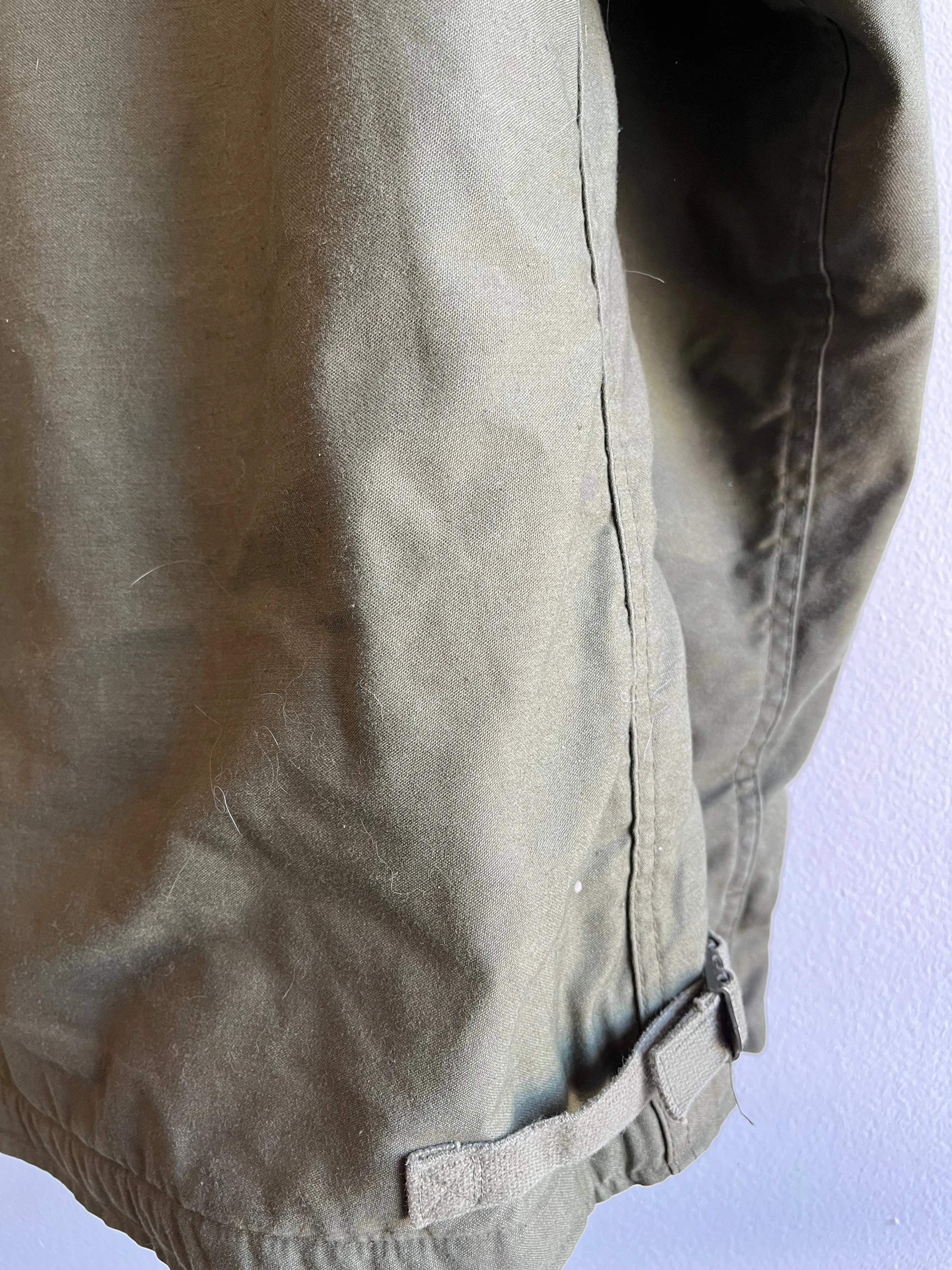 Vintage 1980s USN A-2 Lined Deck Jacket