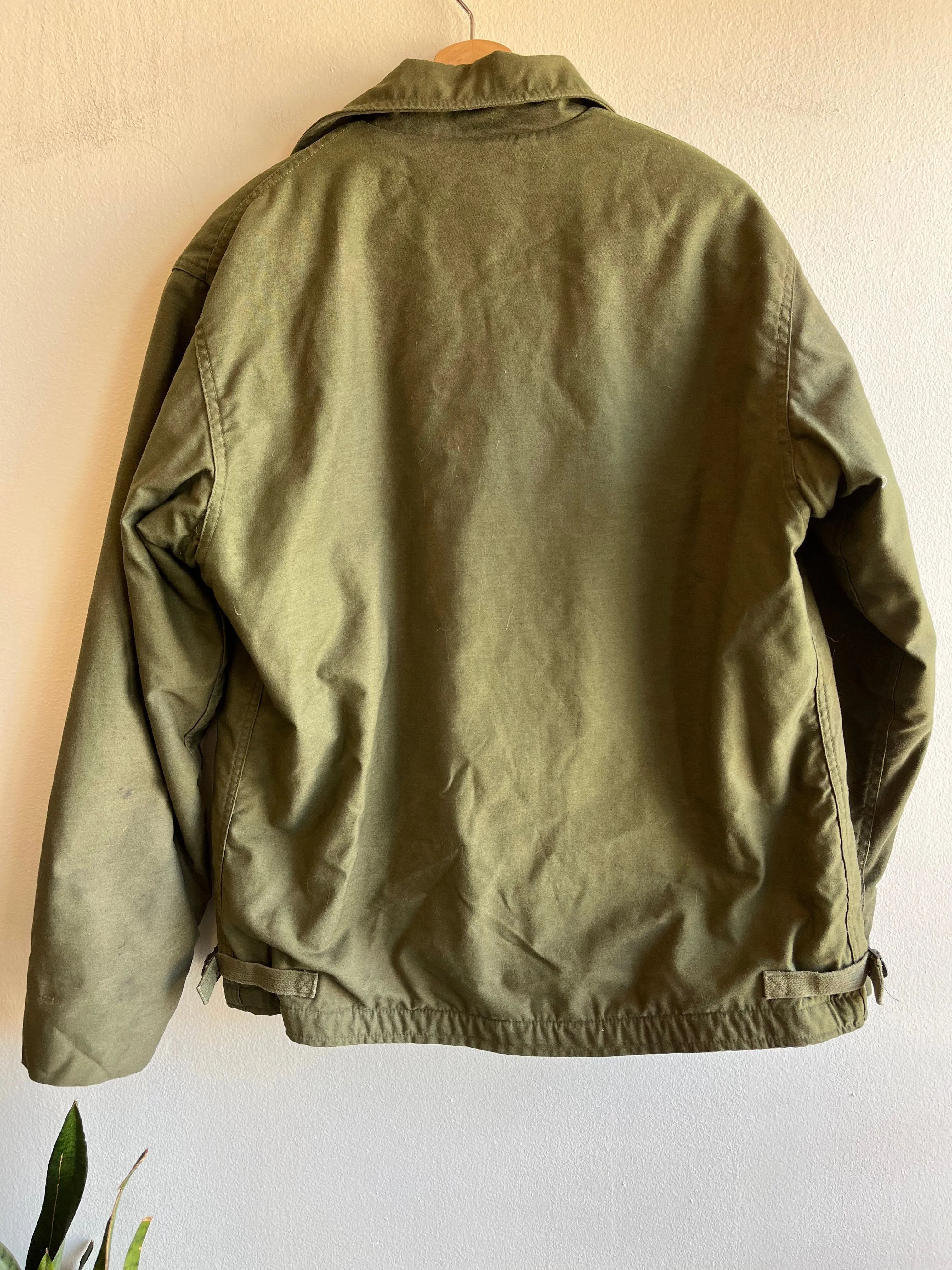 Vintage 1980s USN A-2 Lined Deck Jacket
