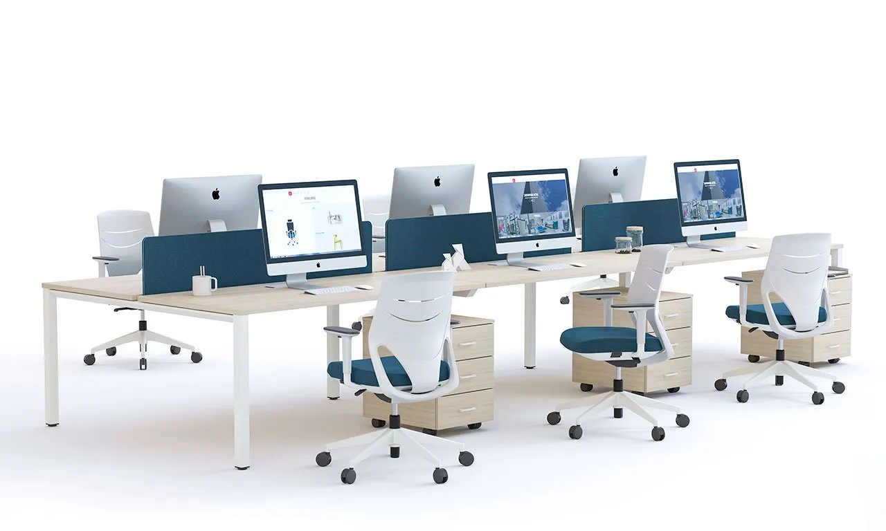 Vital 4 Person Bench Desk