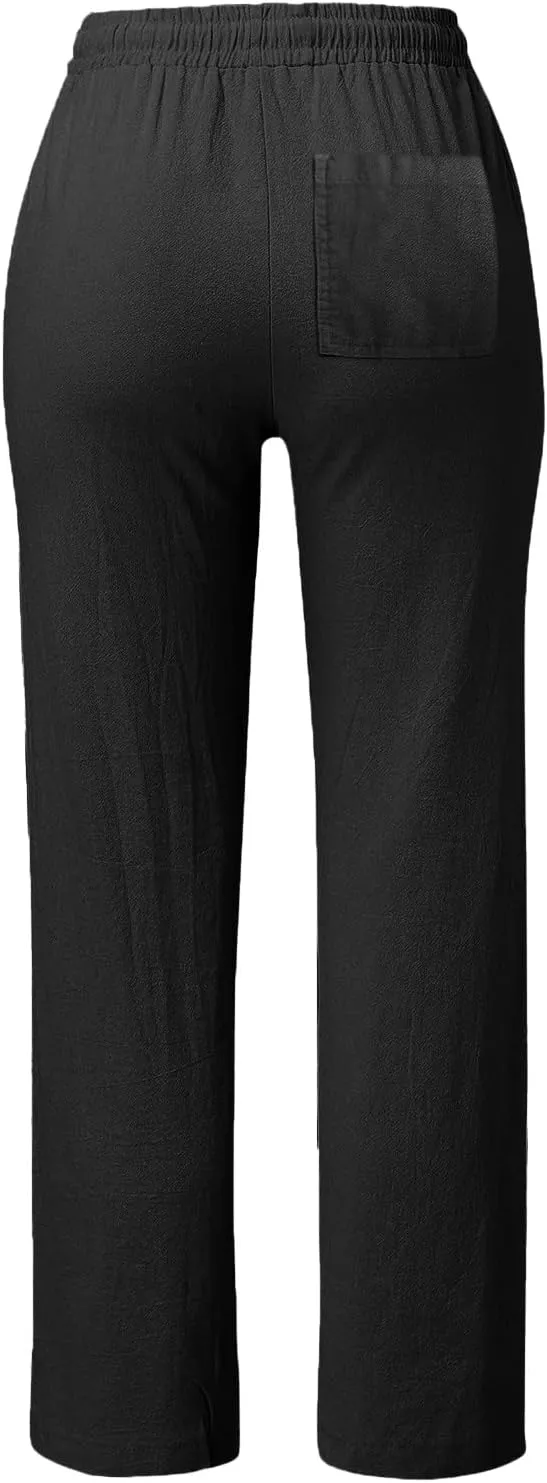 Wide Leg Sweatpants Winter Pretty Work Leggings with Pockets Barrel Pants Flare Leggings