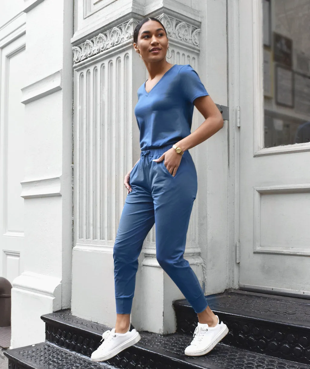 WILLOW joggers in Vintage Blue