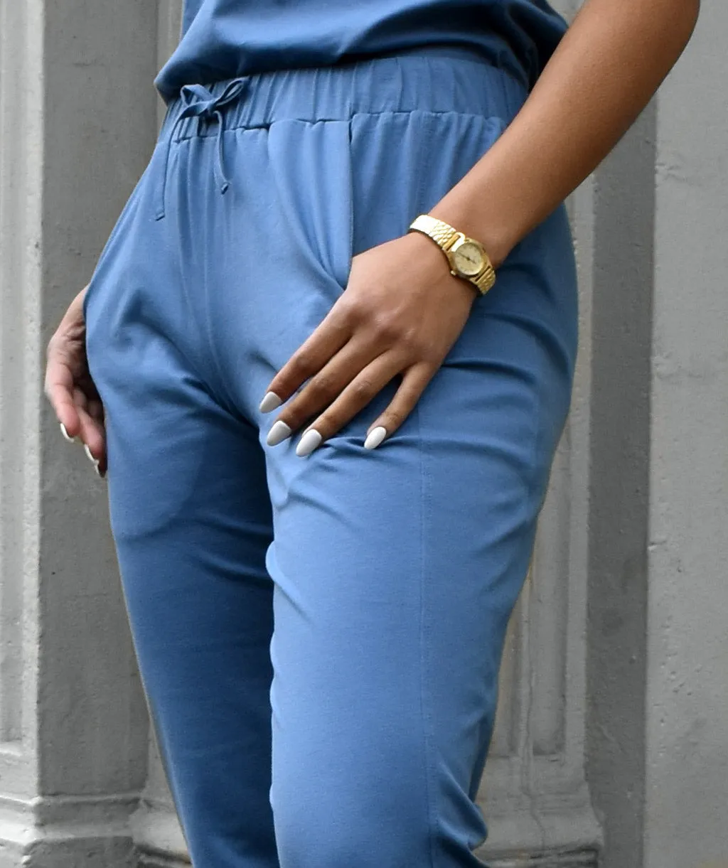 WILLOW joggers in Vintage Blue