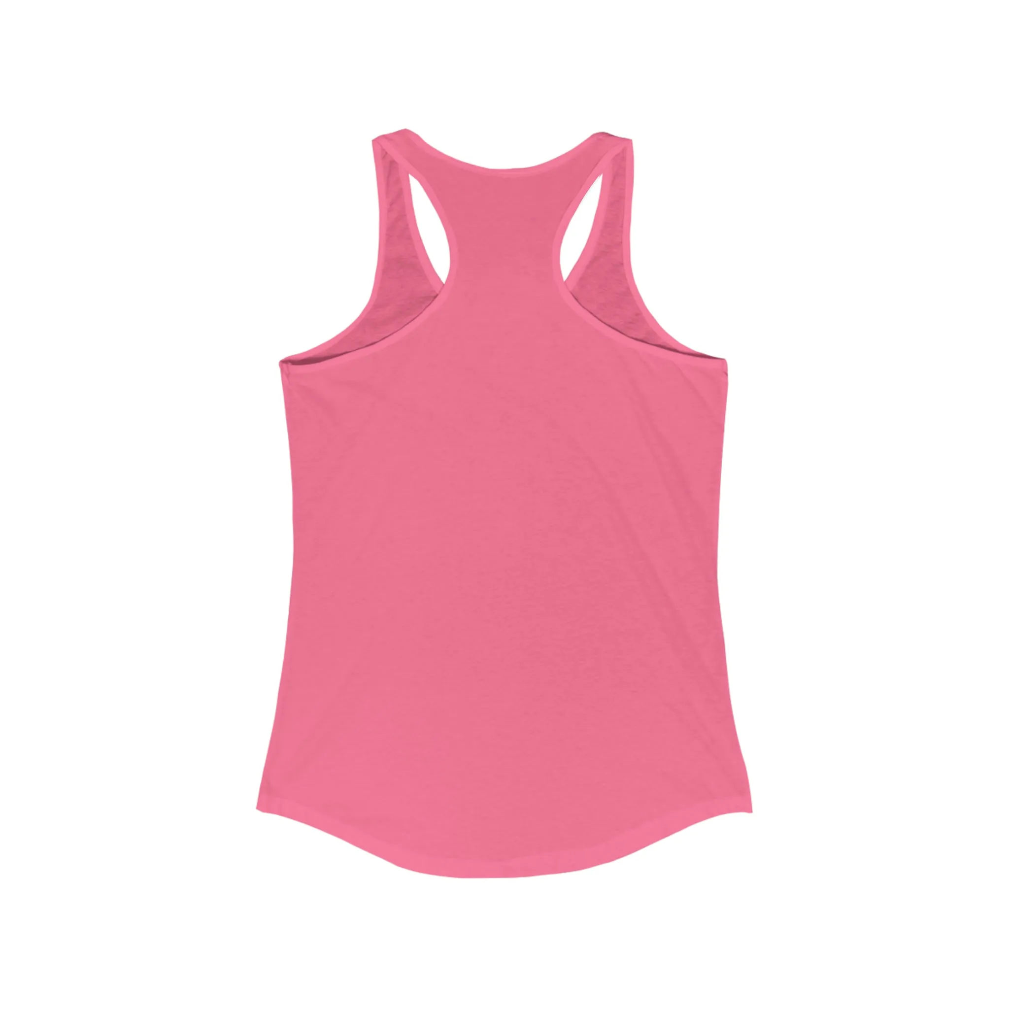 Women's Ideal Racerback Tank - Classic Logo Dark - Plain Back