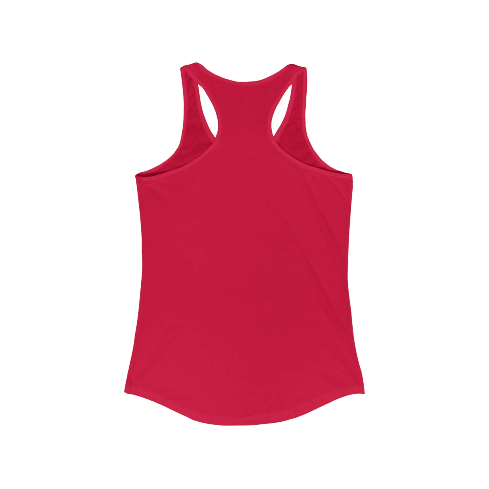 Women's Ideal Racerback Tank - Classic Logo Dark - Plain Back
