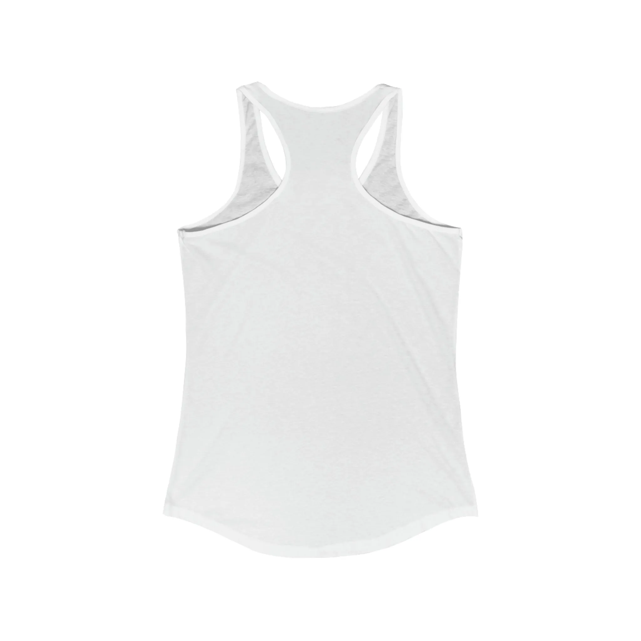 Women's Ideal Racerback Tank - Classic Logo Dark - Plain Back