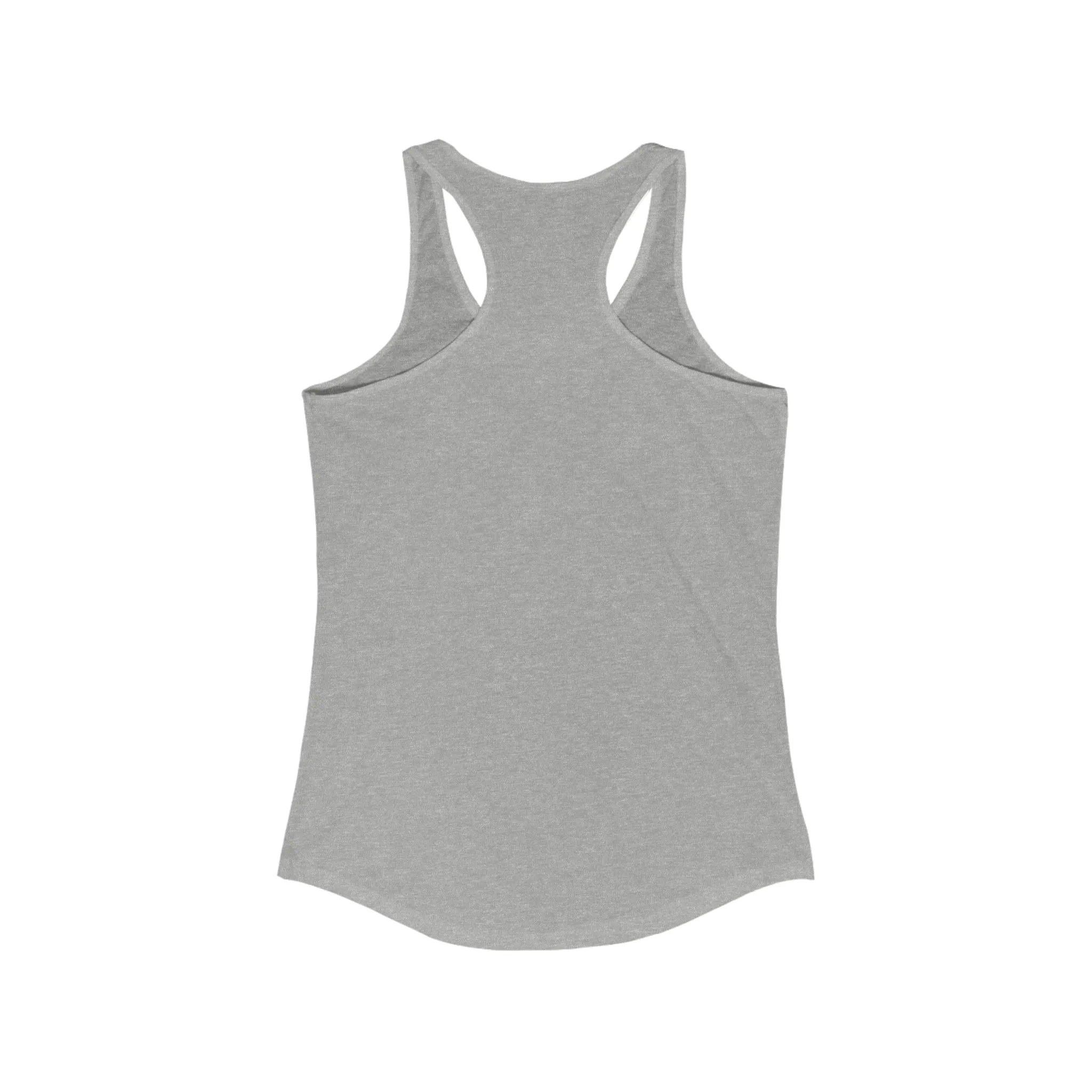 Women's Ideal Racerback Tank - Classic Logo Dark - Plain Back