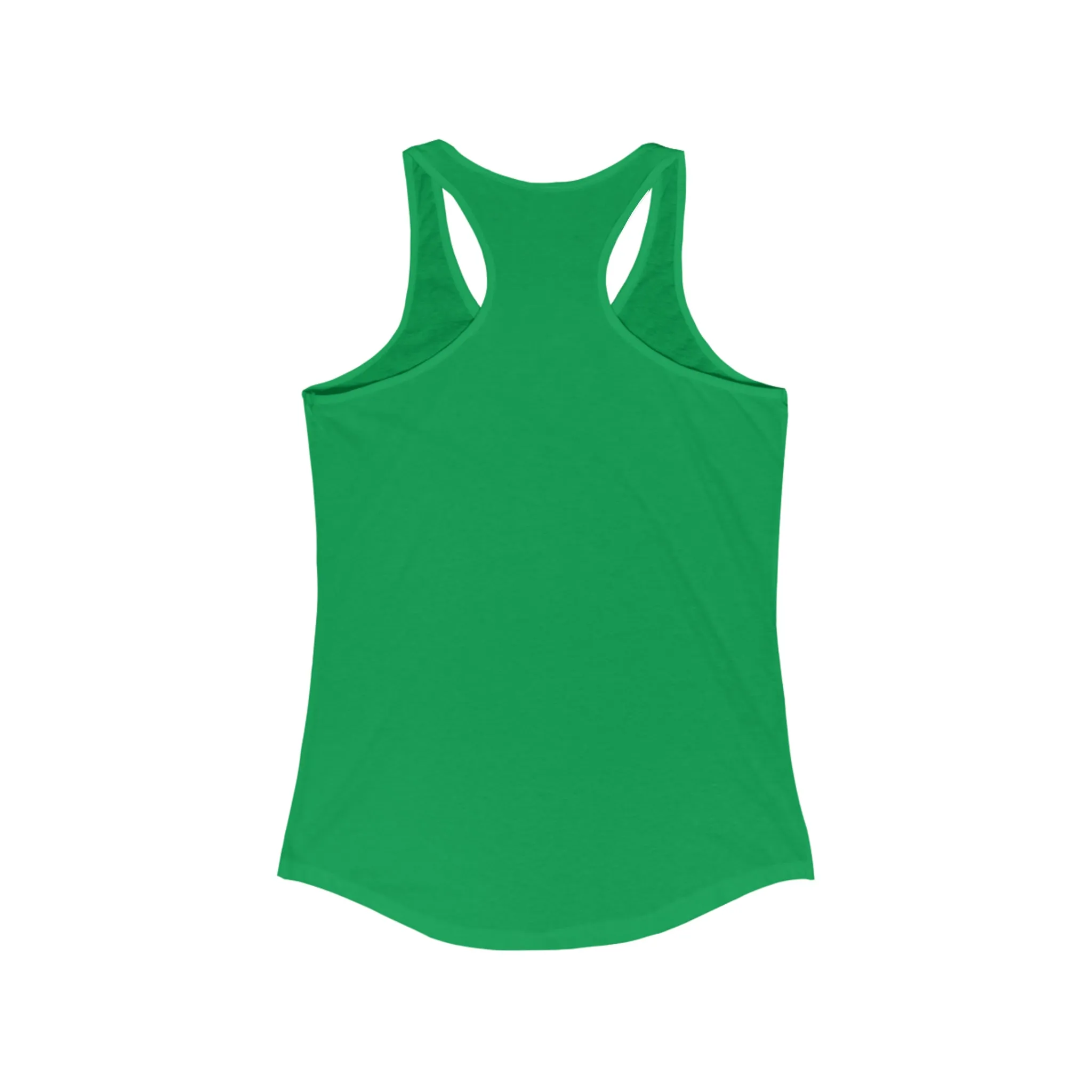 Women's Ideal Racerback Tank - Classic Logo Dark - Plain Back