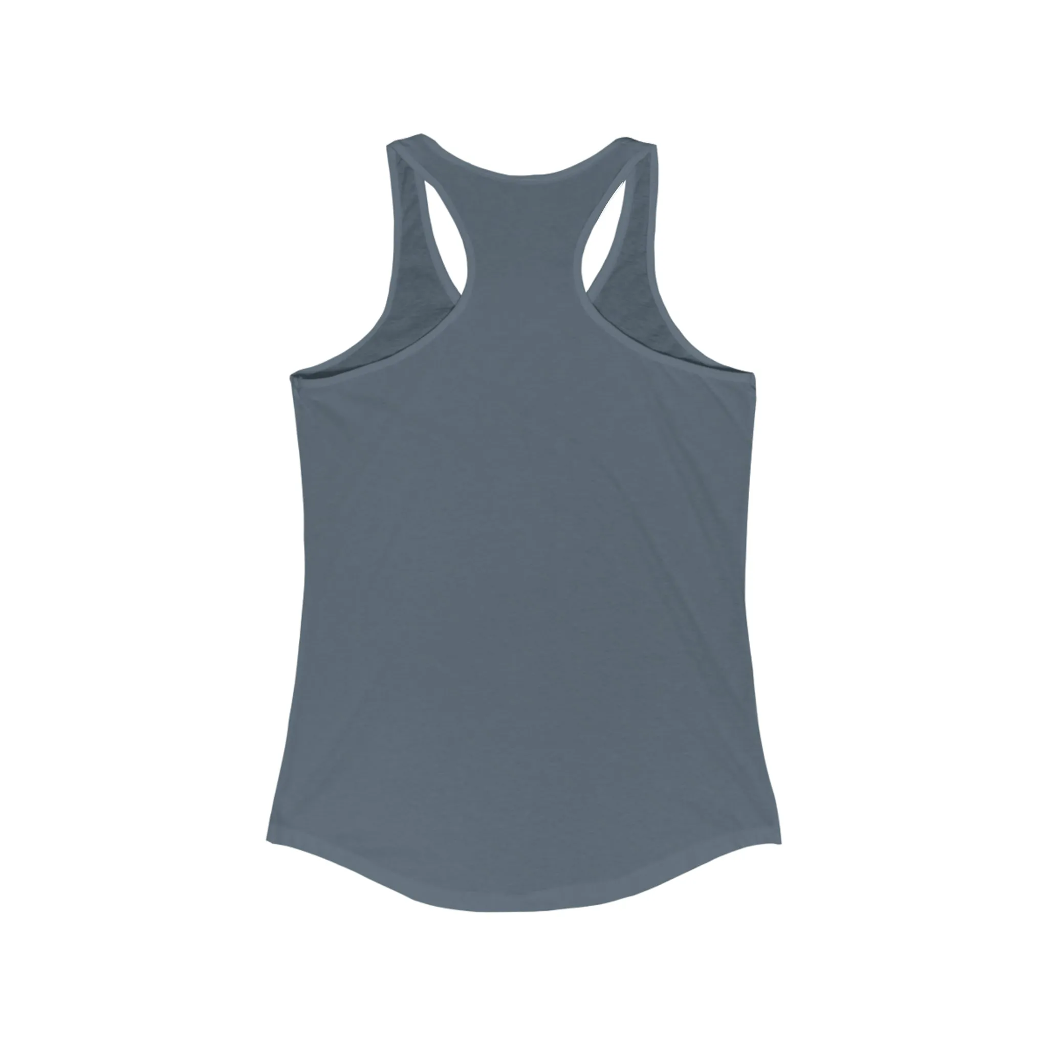Women's Ideal Racerback Tank - Classic Logo Dark - Plain Back