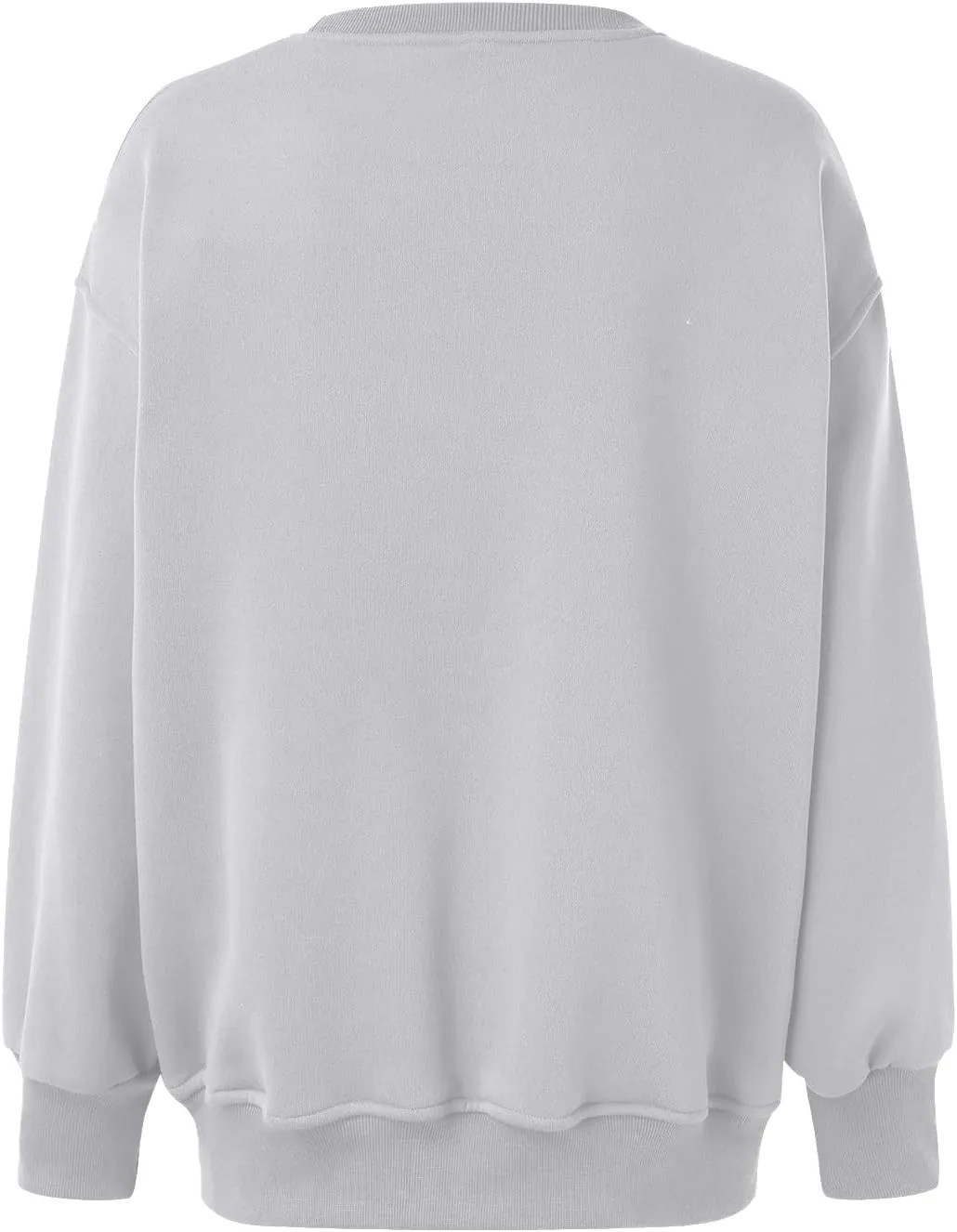 Women's Solid Color Sweatshirt Hoodie Round Neck Pullover Sweater Casual Comfort Fall Fashion Clothing