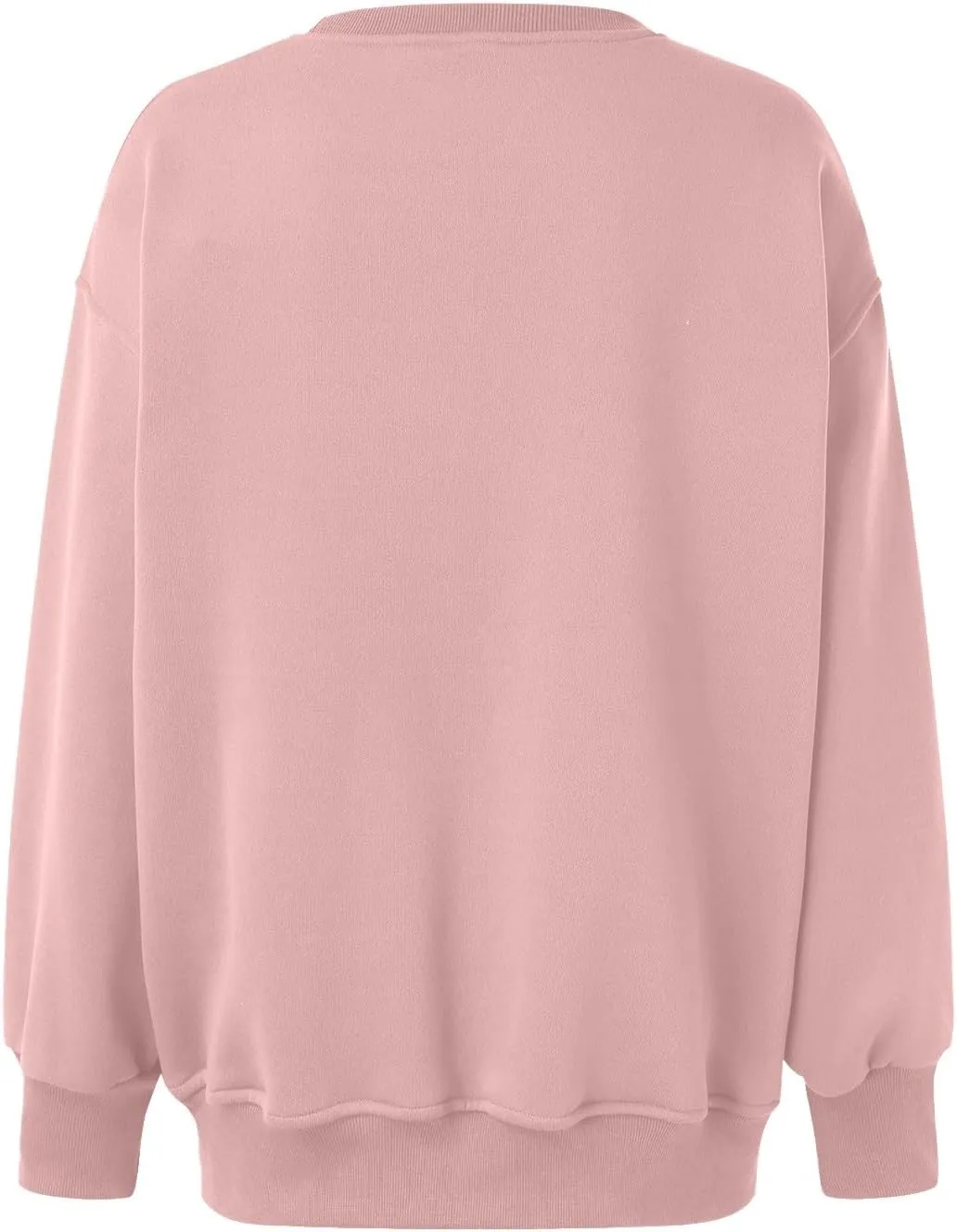 Women's Solid Color Sweatshirt Hoodie Round Neck Pullover Sweater Casual Comfort Fall Fashion Clothing