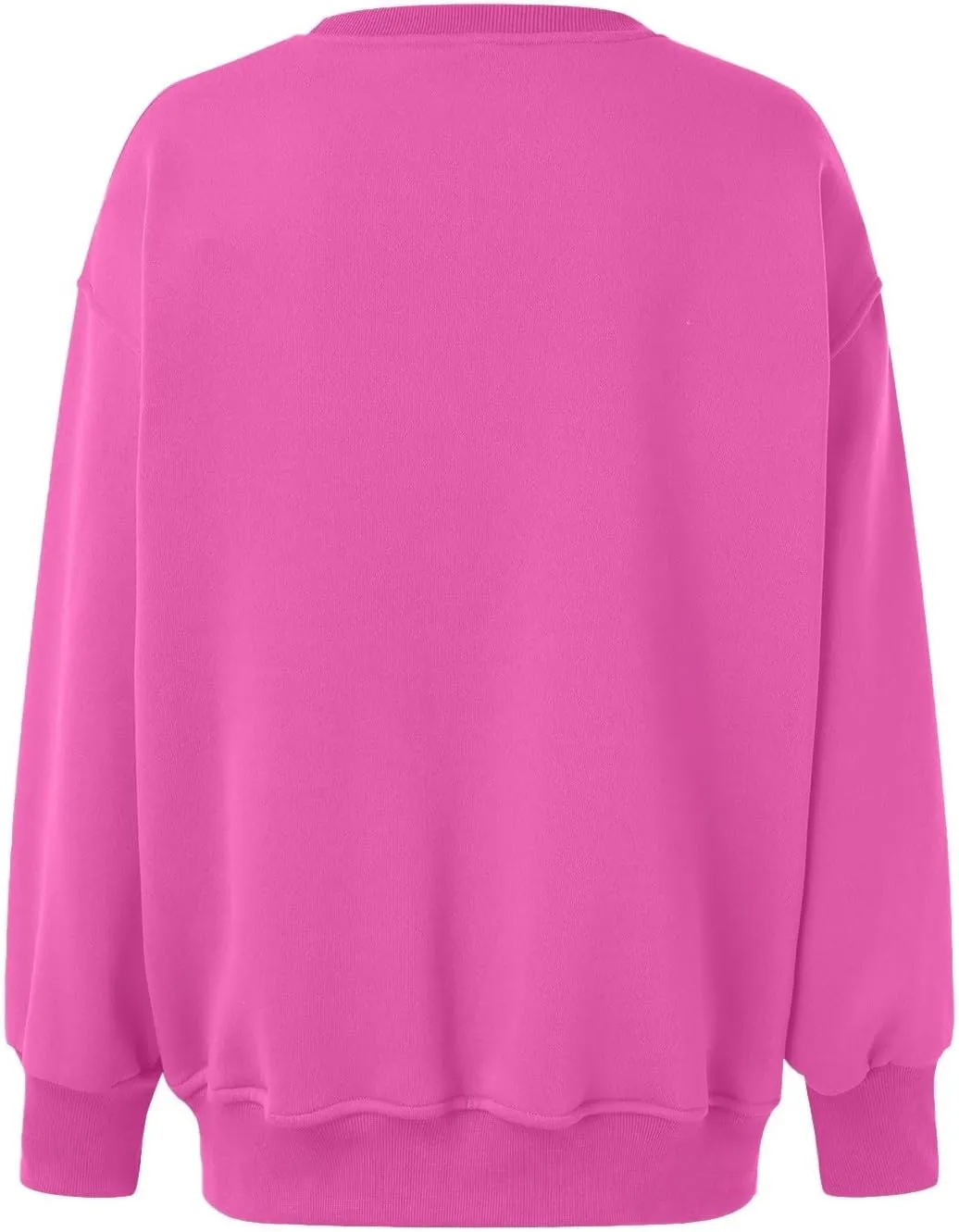Women's Solid Color Sweatshirt Hoodie Round Neck Pullover Sweater Casual Comfort Fall Fashion Clothing