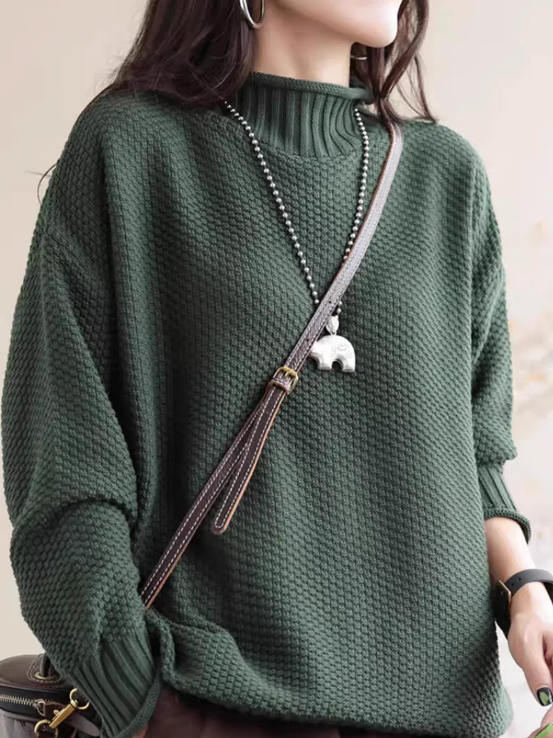 Women's Trendy Looks With Loose Style Sweater