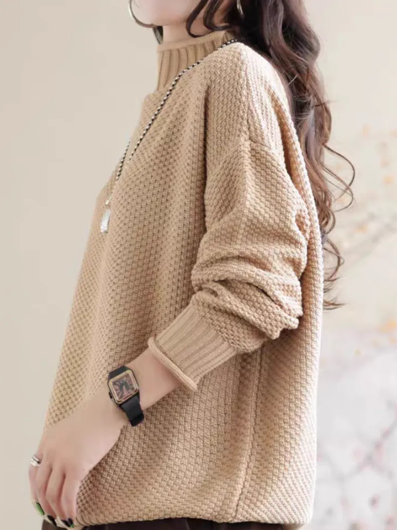 Women's Trendy Looks With Loose Style Sweater