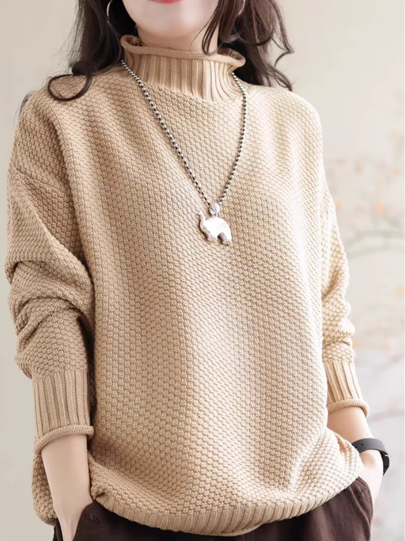 Women's Trendy Looks With Loose Style Sweater