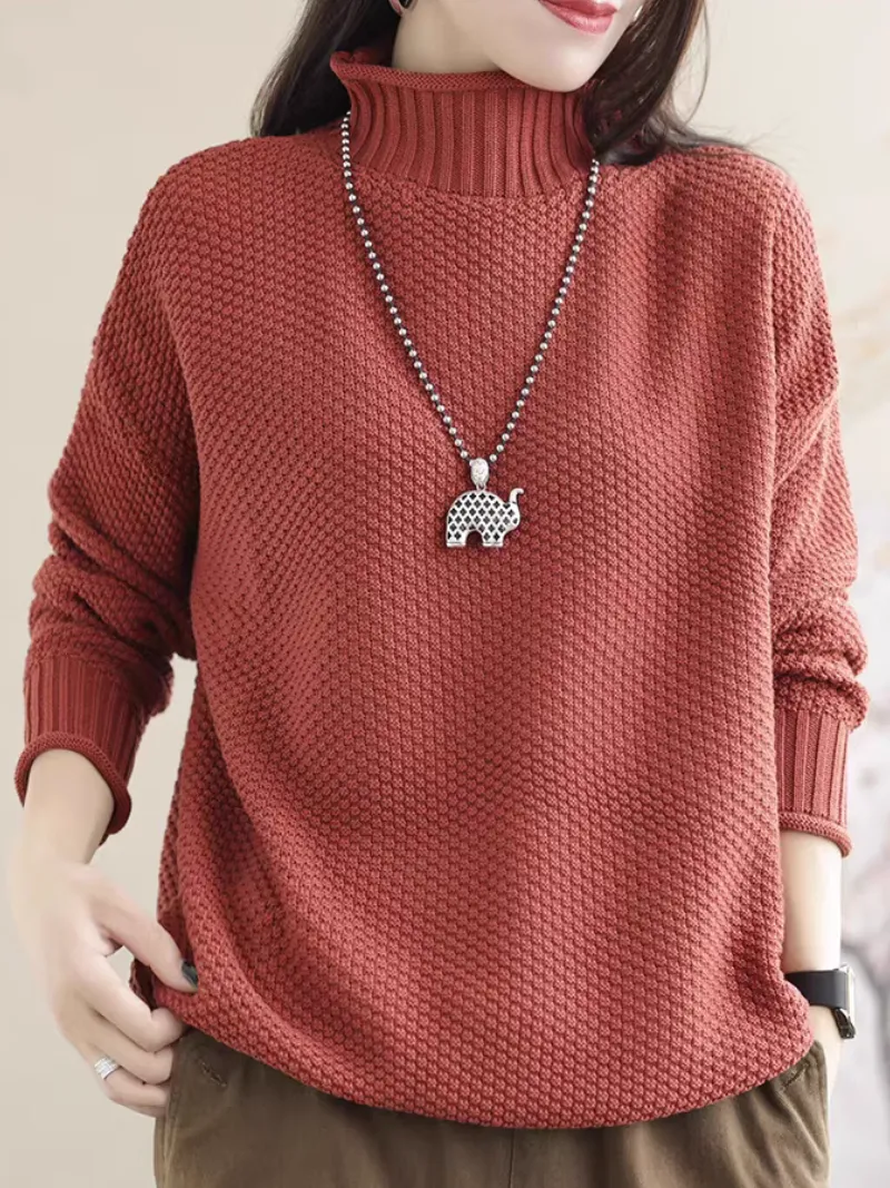 Women's Trendy Looks With Loose Style Sweater