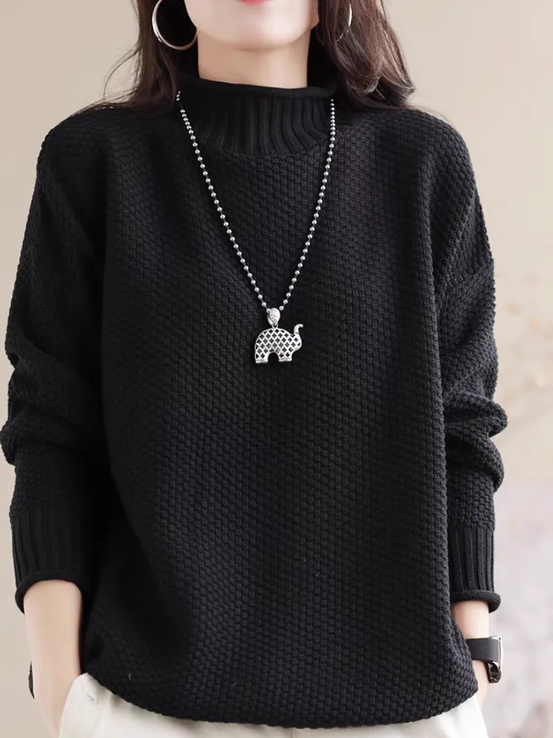 Women's Trendy Looks With Loose Style Sweater