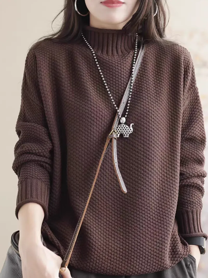 Women's Trendy Looks With Loose Style Sweater