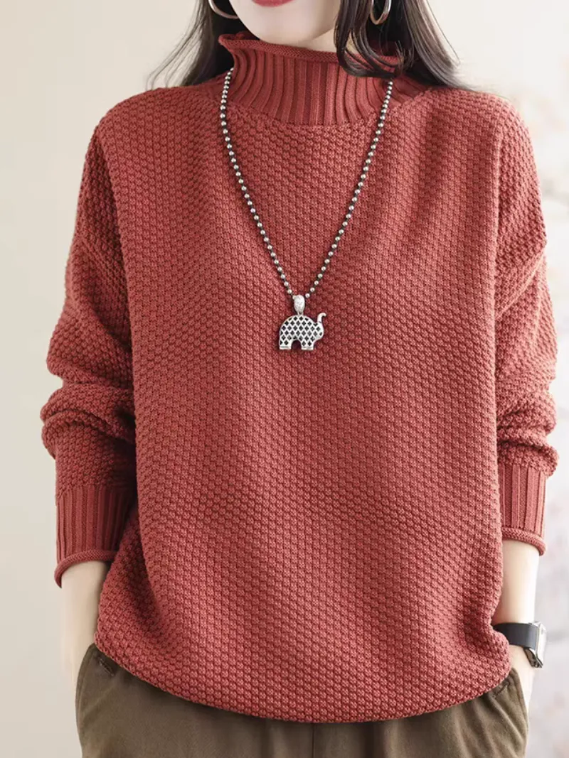 Women's Trendy Looks With Loose Style Sweater