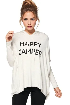 Zen "Reese" Hoodie Pullover Sweater in Embroidery Stitch Sayings